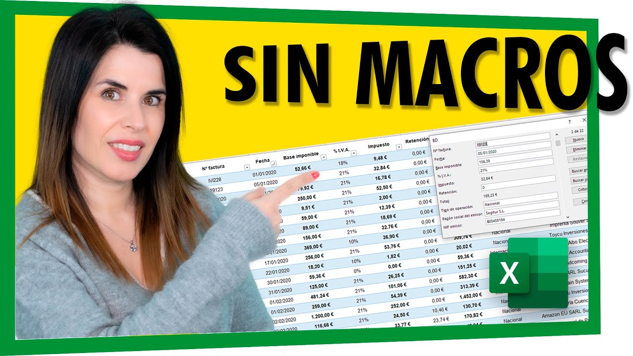 Crea BASES DE DATOS en Excel 🧐 [ Fácil y rápido ]