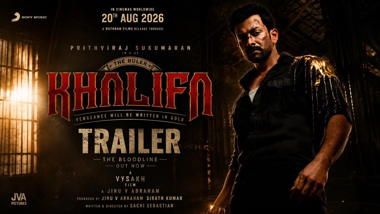 Khalifa - Official Trailer | Prithviraj Sukumaran | Vysakh | Jinu V Abraham | Mohanlal | FanMade ai