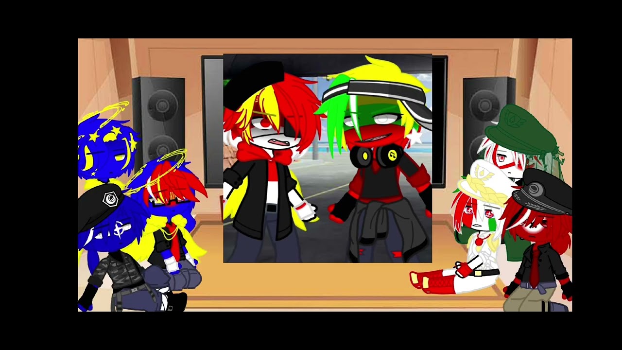 Countryhuman React to my video / Gacha Club / Sub Indo / Countryhumans / CHEK DESKRIPSI