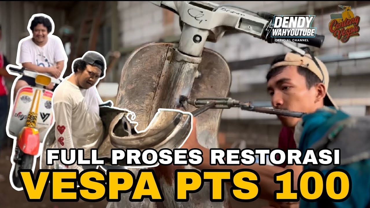 Prosta renowacja || Zwinna mała Vespa Pts 100 CC ‼️