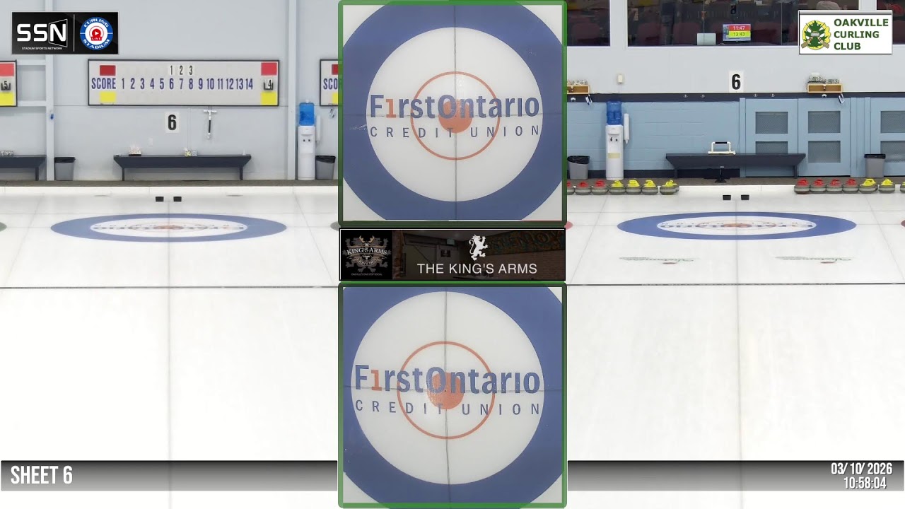 Curling Stadium Oakville - TEST 6 - Ontario Senior Curling Championships
