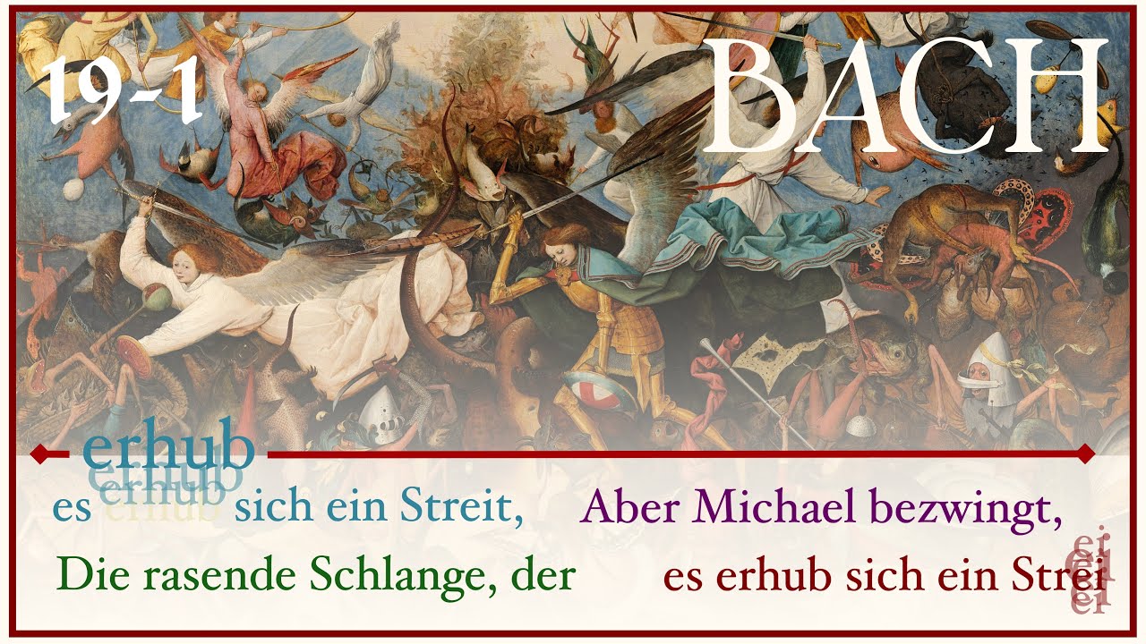 Bach - Es erhub sich ein Streit (BWV 19/1) - Animation