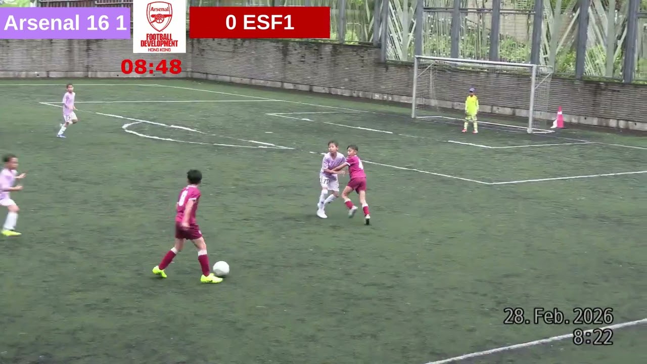 2026-2-28 HKJFL Prem U10 Arsenal vs ESF 1