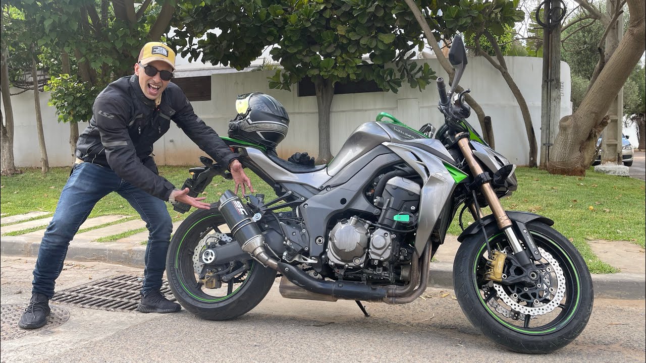 KAWASAKI Z1000 ساعه قبل إفطار في كازا
