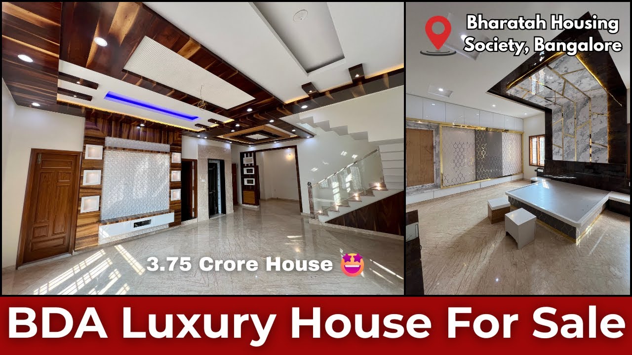 30/40 BDA 5BHK Luxury Triplex House For Sale in Bangalore | Bharath Housing Society | BDA Property |