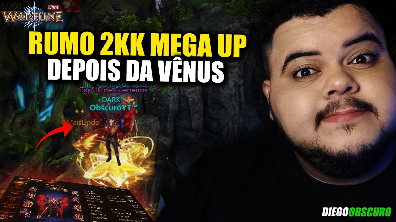 MEGA UP Rumo a 2kk de PODER no Mago Obscuro - Wartune Ultra