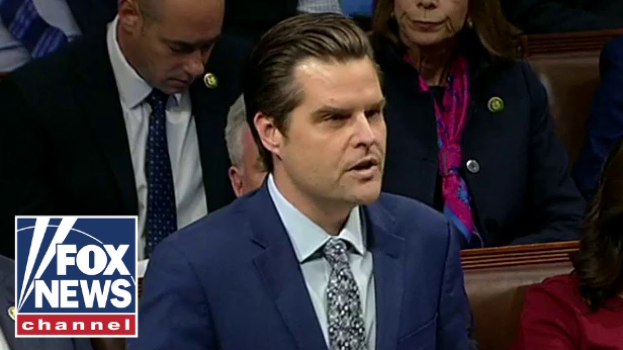Gaetz goes off on Republican leadership: 'Chaos is Speaker McCarthy!'
