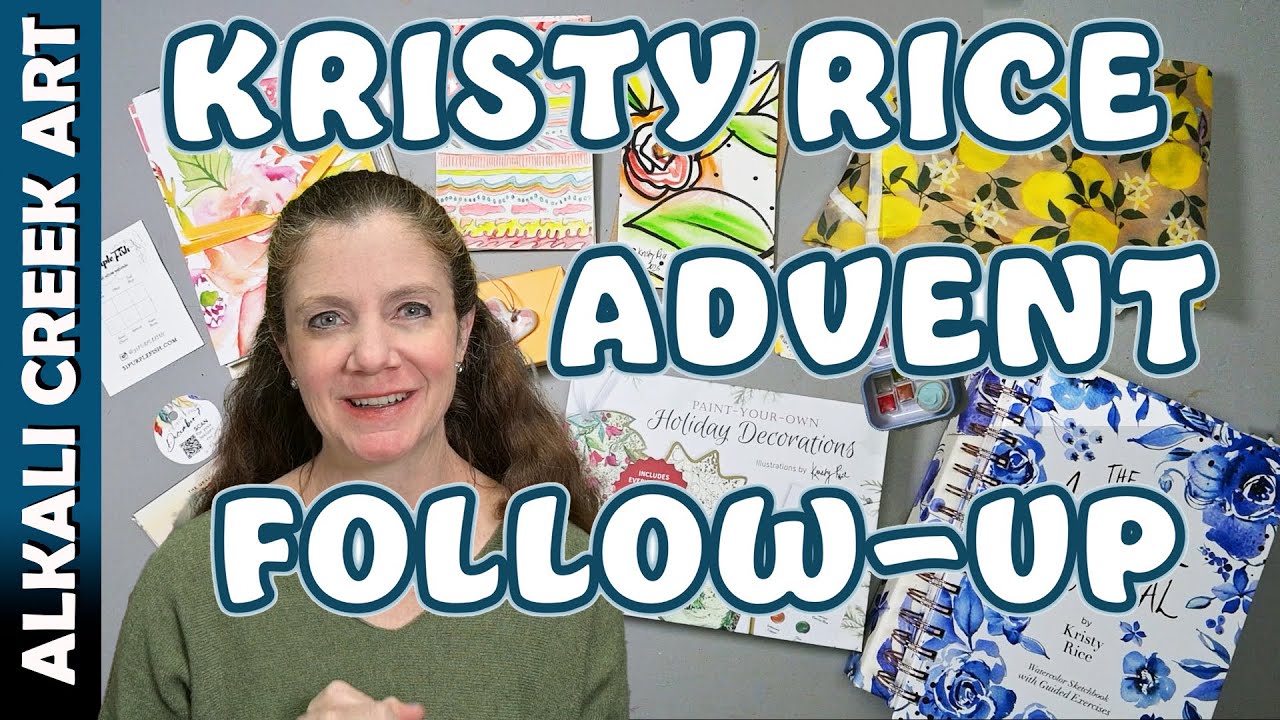 I Opened an Art Advent Calendar and Here's What I Got - Kristy Rice Advent Calendar Follow-Up