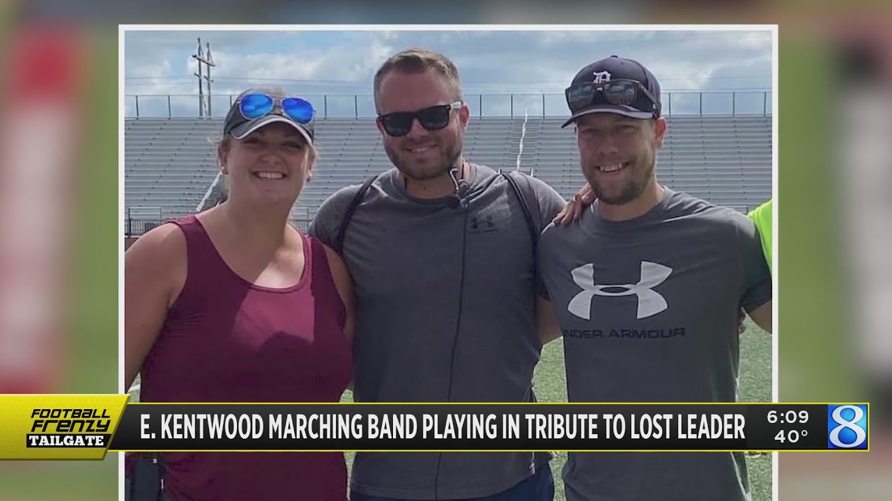 East Kentwood marching band honors teacher who died of cancer
