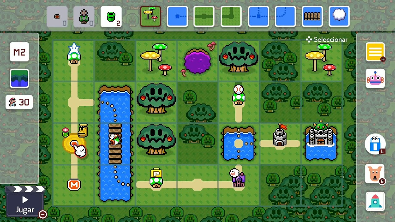 SUPER MARIO MAKER 2 / Inicio y tutorial del Editor de mundos de Nintendo Switch | Mundo 20