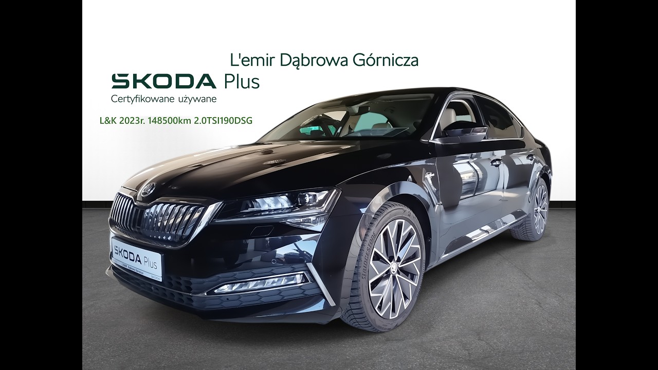 L'emir Skoda Superb L&K 2.0TSI DSG 2023r.