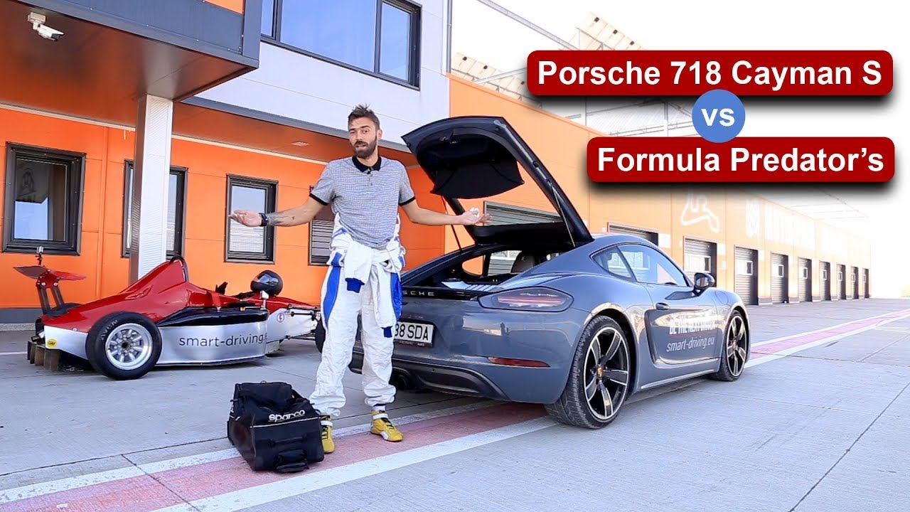 Porsche 718 Cayman S vs Formula Predator || MotorVlogTV