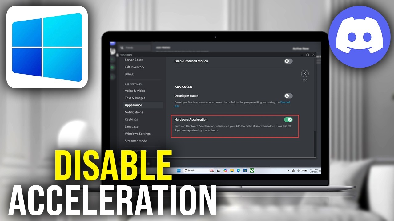 How To Turn Off Hardware Acceleration on Discord