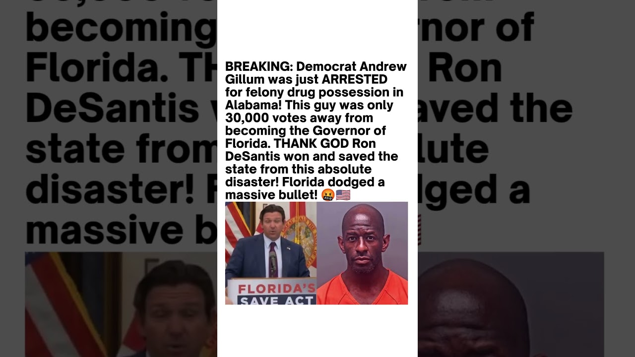 Andrew Gillum Arrest News 🇺🇸