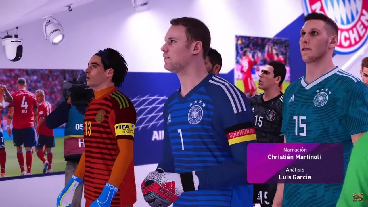M&eacute;xico vs Alemania pes 2020