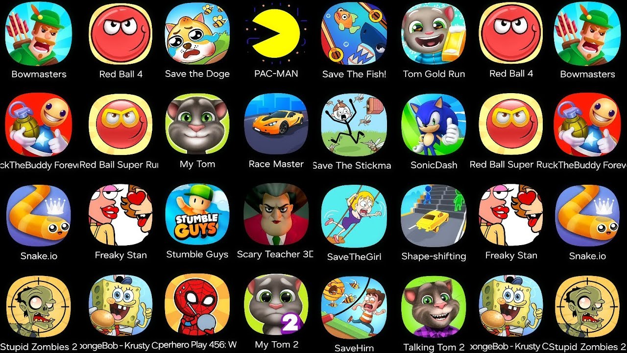 Sprunki,Save The Fish,Race Master,Sonic Dash,Red Ball 4,Scary Teacher,Shape-Shifting,Save Him,Roblox