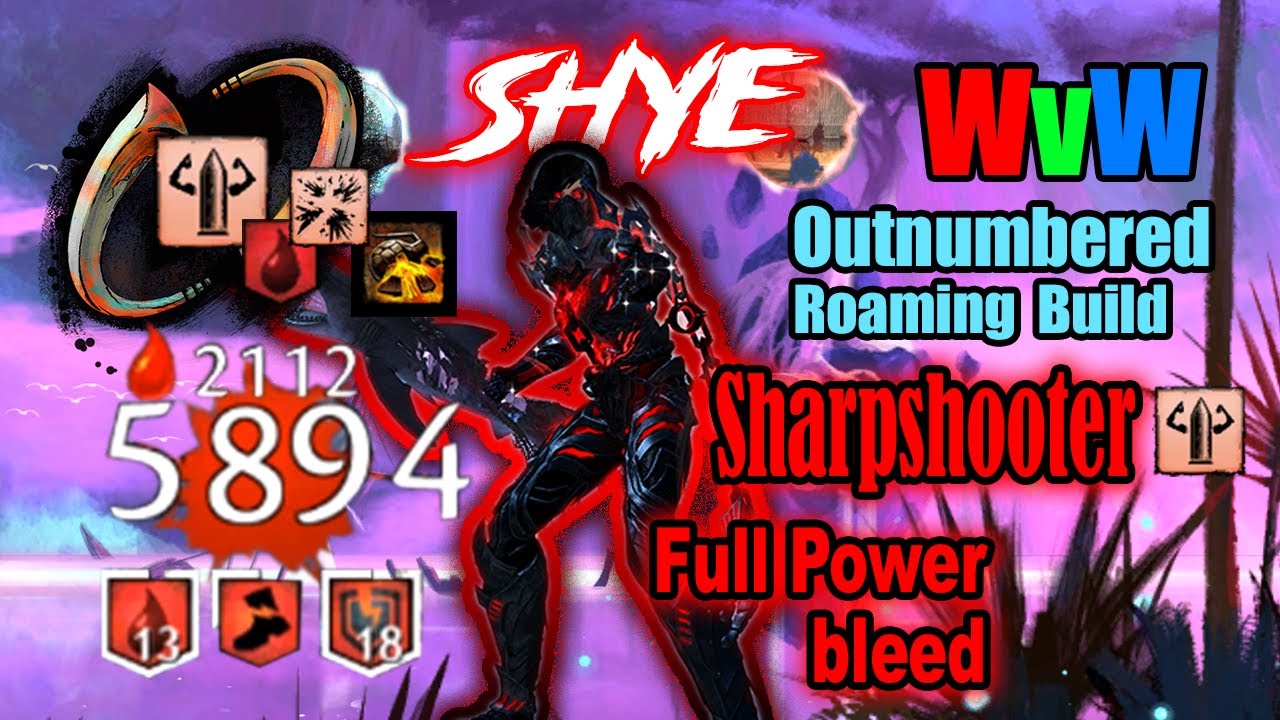 GW2 - A build to mess up your opponents with - Build Showcase | Full Power SHARPSHOOTER BLEEDING