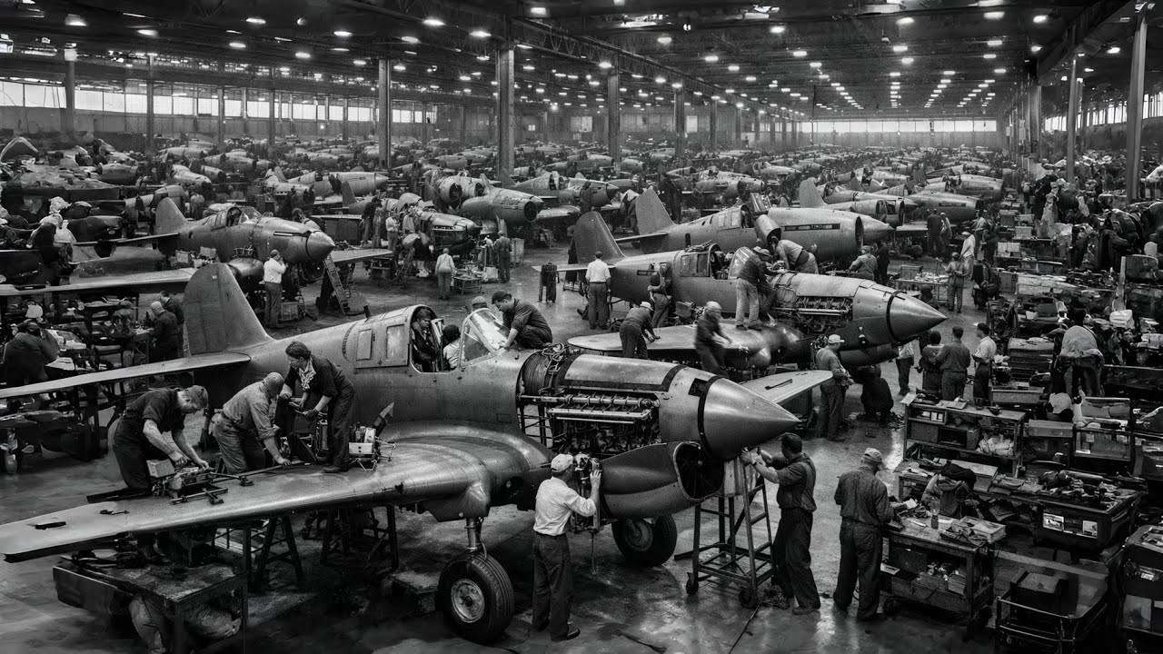 WWII’s Most Powerful Aircraft Factory: 23,000 Workers Building V-1710 Engines for the US Air Force