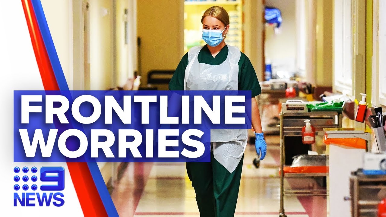Coronavirus: Victorian frontline workers speak on their anxieties working | 9 News Australia