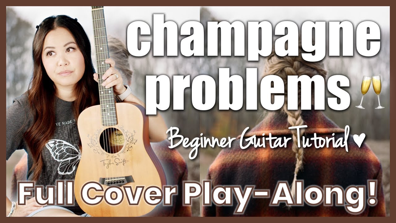 champagne problems Guitar Lesson Tutorial EASY - Taylor Swift FAST TRACK [Chords|Picking|Solo|Cover]