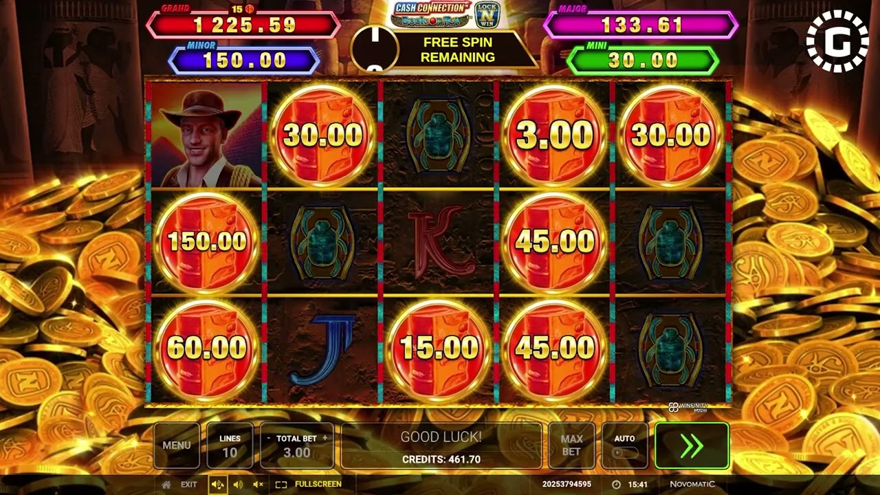 Cash Connection Book of Ra by Greentube Slot Features | GamblerID