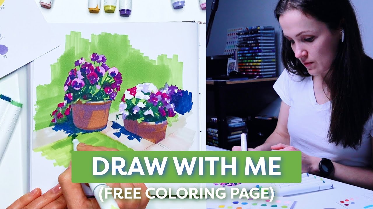 How to create realistic drawing using Parkoo Markers | REAL TIME