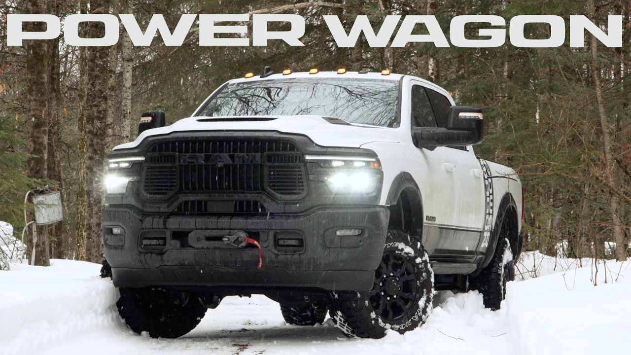 2026 RAM Power Wagon Tackles Brutal Snowy Off-Road Conditions - Really Worth Over $100K?