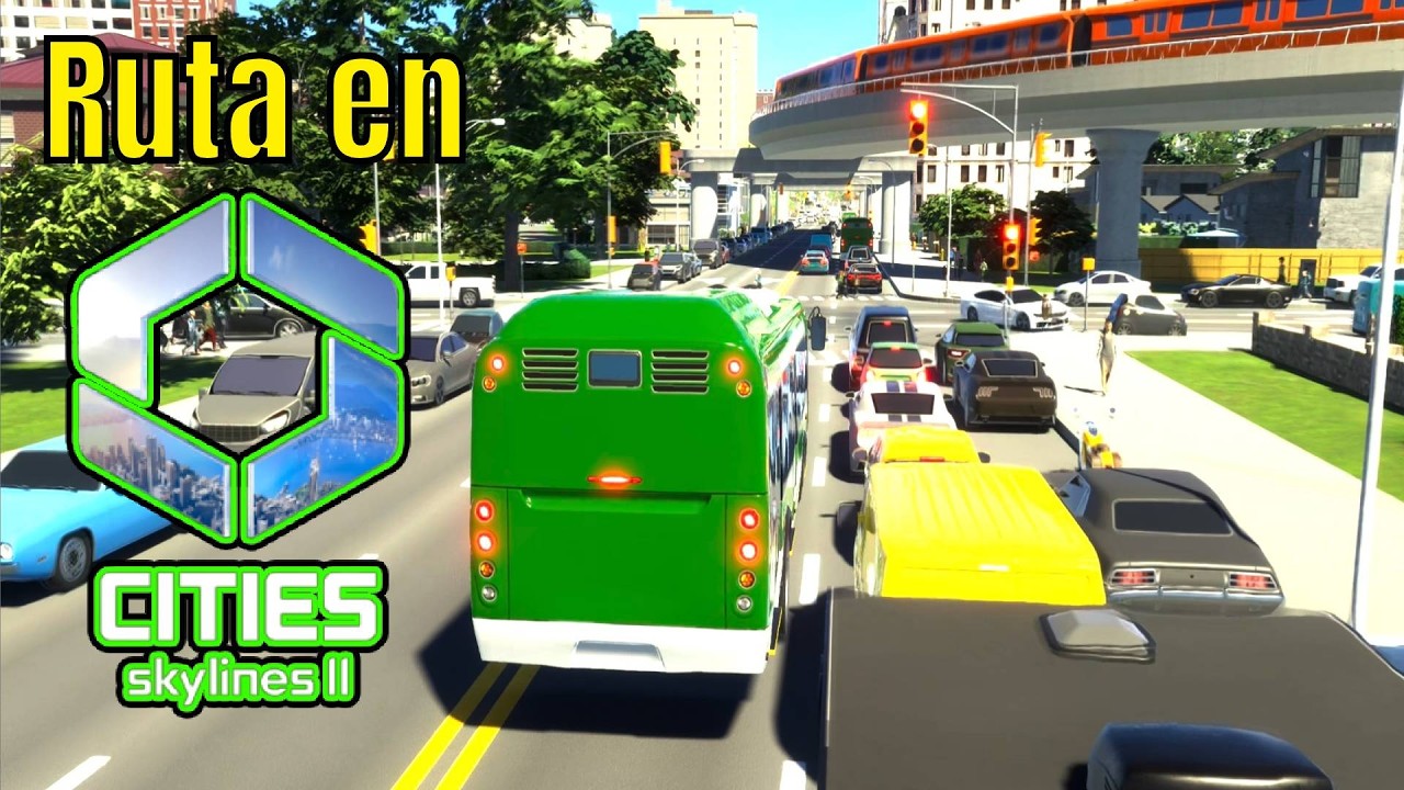 Un día de trabajo en una ciudad sobrepoblada en Cities Skylines 2