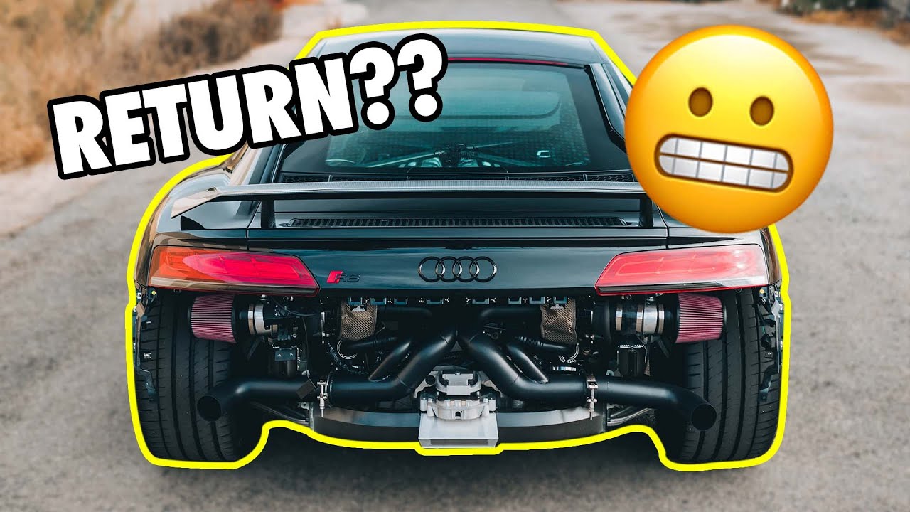 CUSTOMER HAS SECOND THOUGHTS AFTER FIRST DRIVE! AUDI R8 TWIN TURBO 800HP - SHEEPEYRACE