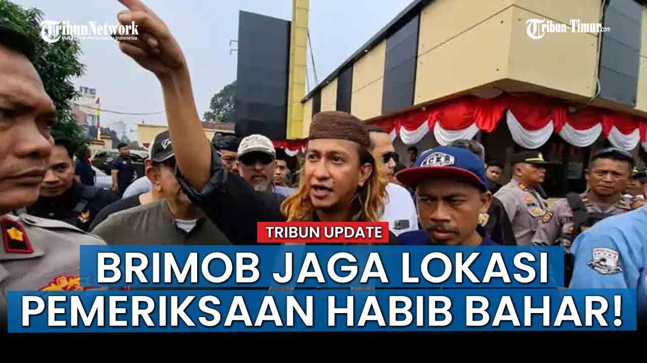 VIRAL NEWS: Bahar bin Smith Datangi Polres Metro Tangerang, Brimob Bersenjata Diturunkan Pengamanan