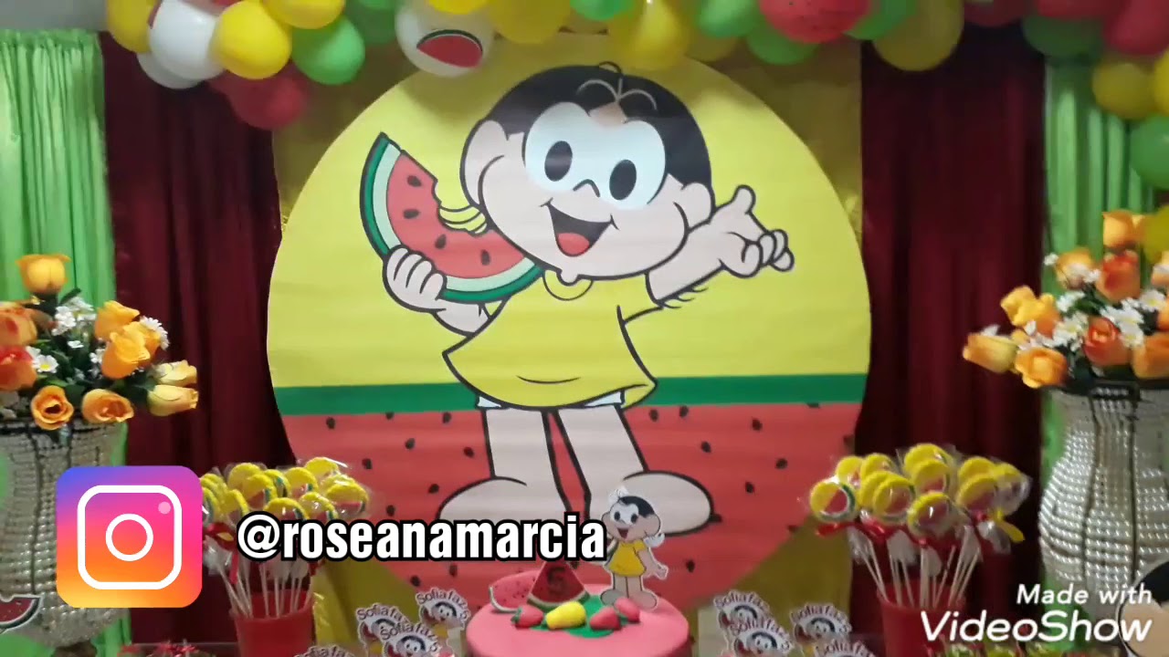 Decora&ccedil;&atilde;o de Festa Magali | Como fazer decora&ccedil;&atilde;o de festa Magali