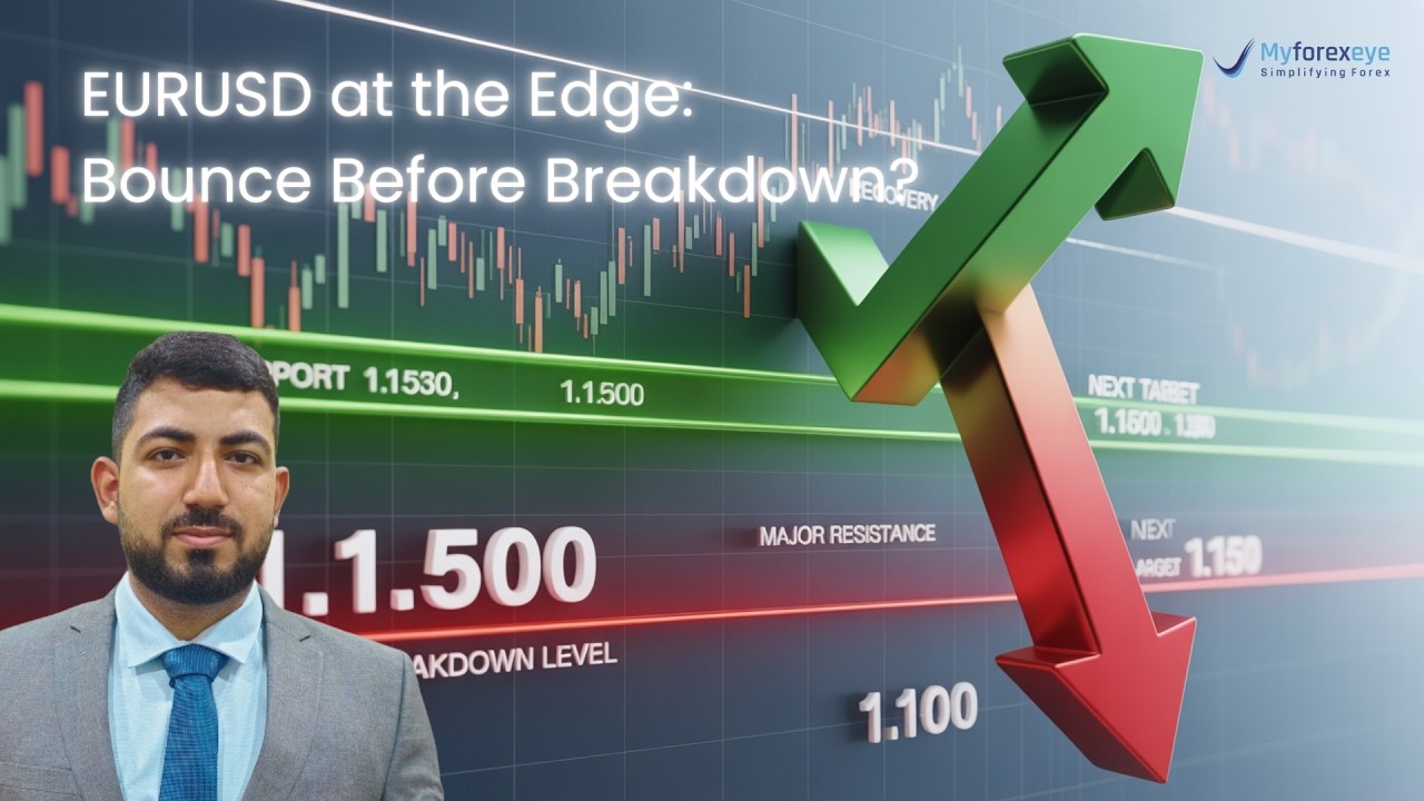 EURUSD at the Edge: Bounce Before Breakdown?