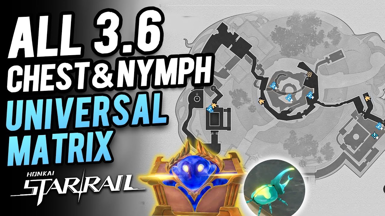 Universal Matrix Great Tomb of the Nameless Chest, Spirithief, Nymph Location | Honkai Star Rail 3.6