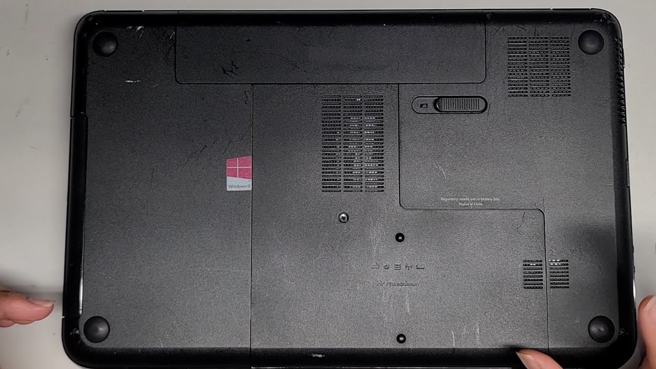 HP G6-2298nr Battery RAM SSD Hard Drive Upgrade Replacement Repair Disassembly Quick Look Inside