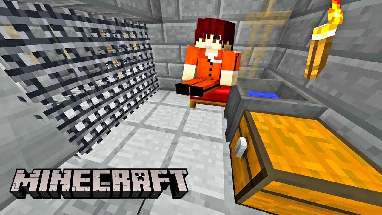 الهروب الماكر من السجن في لعبة ماين كرافت | Minecraft Prison Break Map