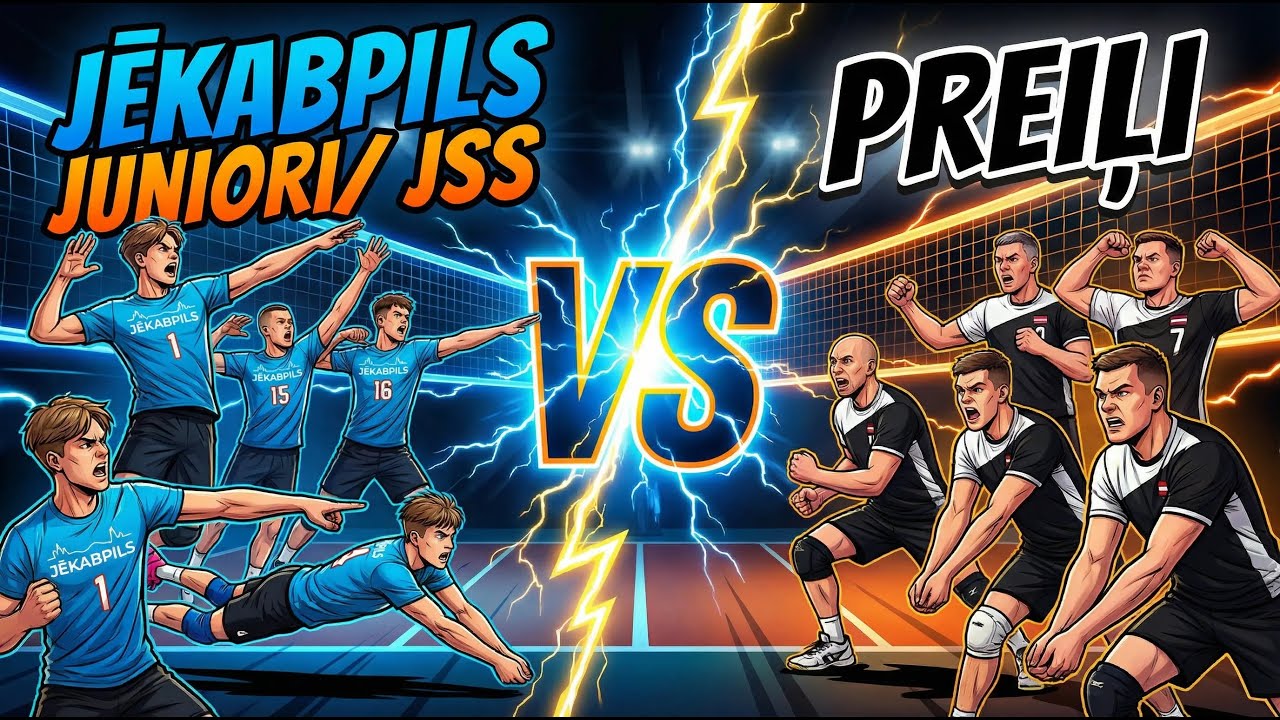 Jēkabpils Juniori/JSS - Preiļi - 24.01.2026 - Sābru Volejbola Līga
