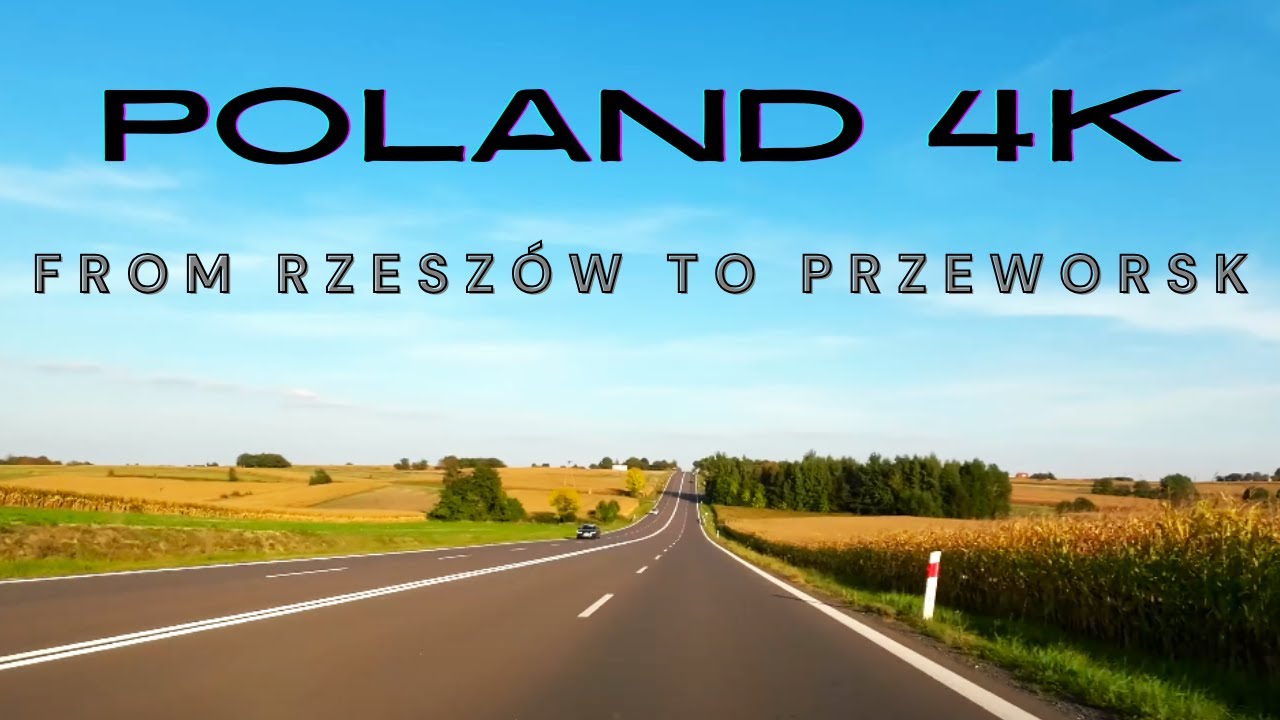 Sunday ride from Rzeszów to Przeworsk | Road dk94 | POLAND 4K