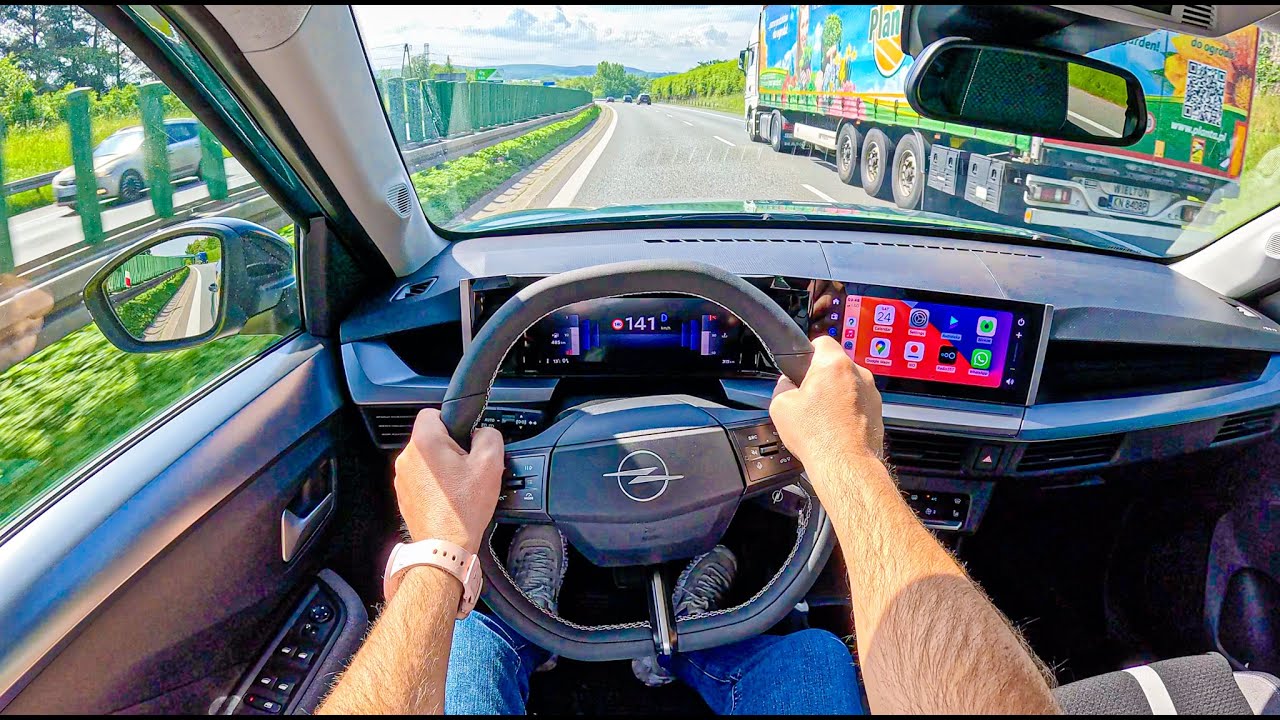Opel Frontera |1.2 hybrid 136 hp | POV Test Drive #2709 Joe Black
