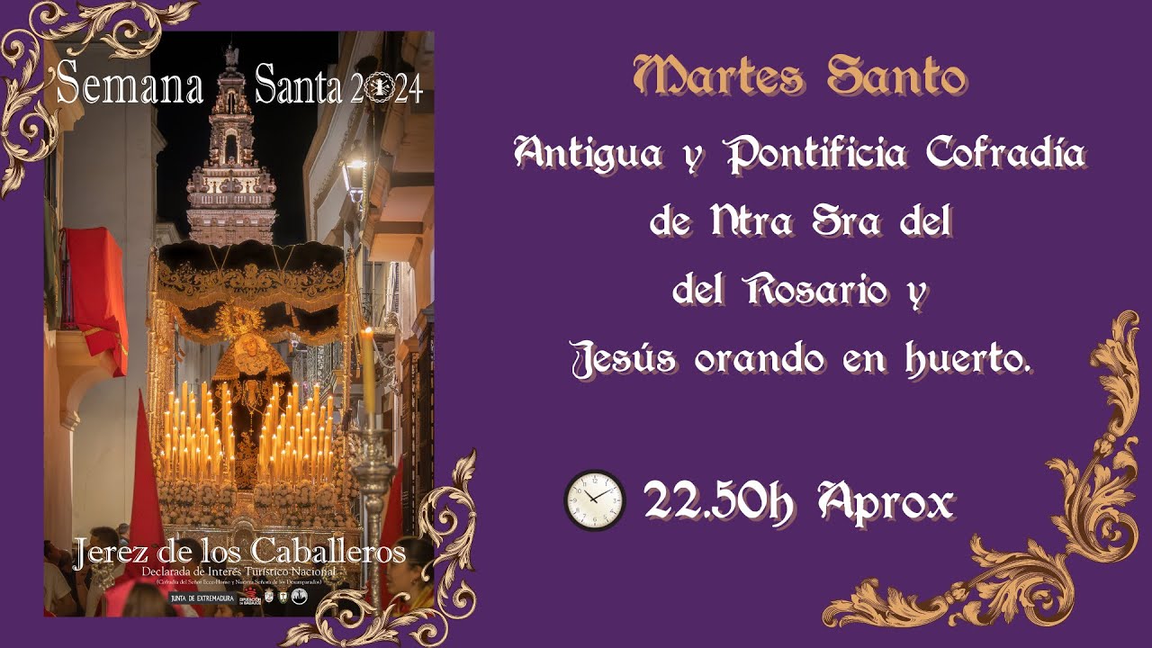 Semana Santa JEREZ DE LOS CABALLEROS 2024 - MARTES SANTO