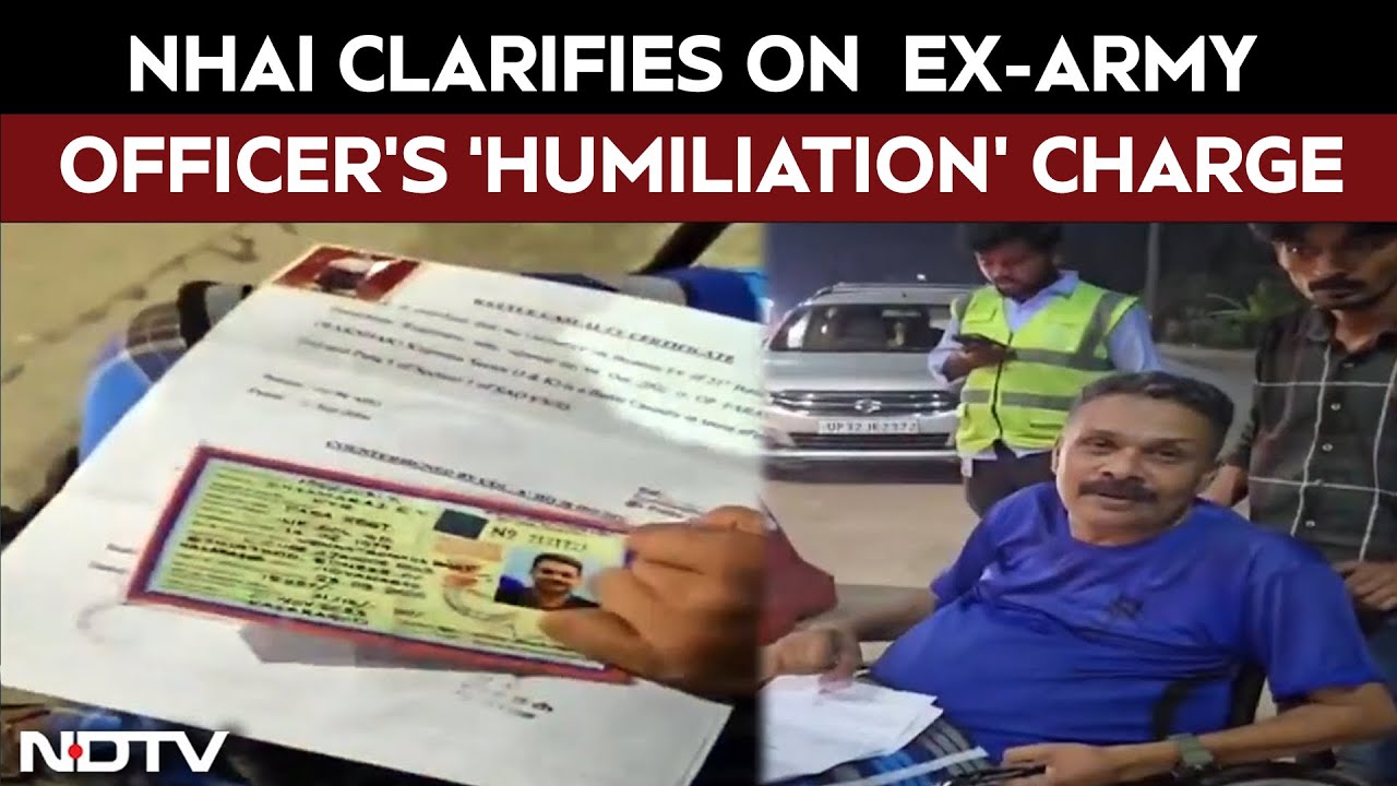 Karnataka News | NHAI Clarifies After Ex-Army Officer On Wheelchair Alleges 