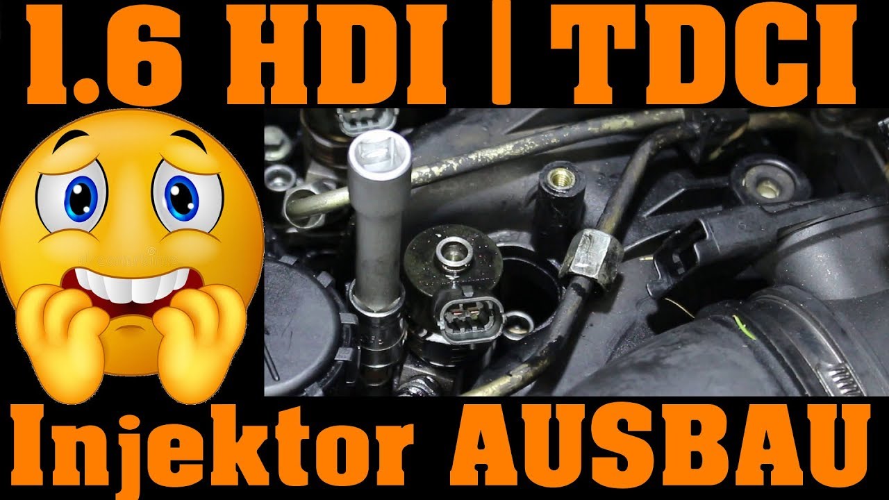 1 6 HDI / TDCI Injektor Ausbauen & Dichtungen wechseln | Teil 1 🔧