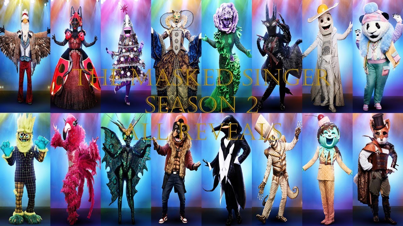 THE MASKED SINGER SEASON 2 ALL REVEALS
