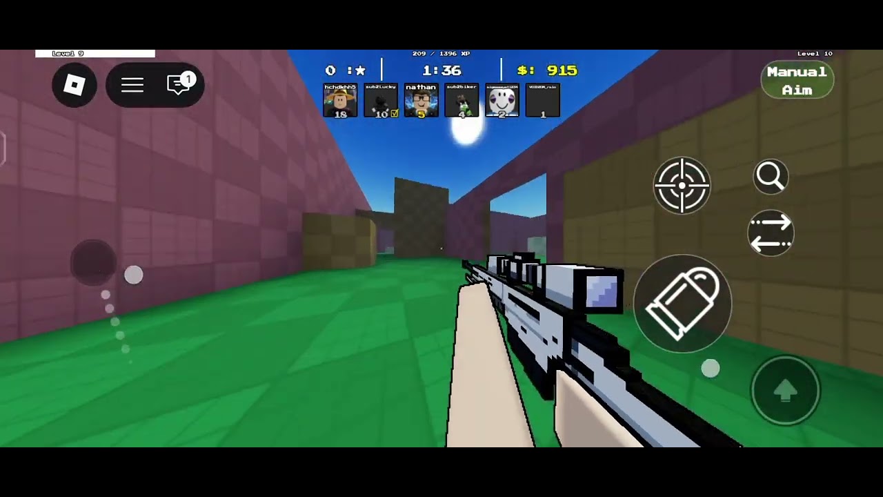 ROBLOX SNIPER ON 🔥FLICK🔥 SETUPS FOR MOBILE PLAYERS :) #roblox #flick 