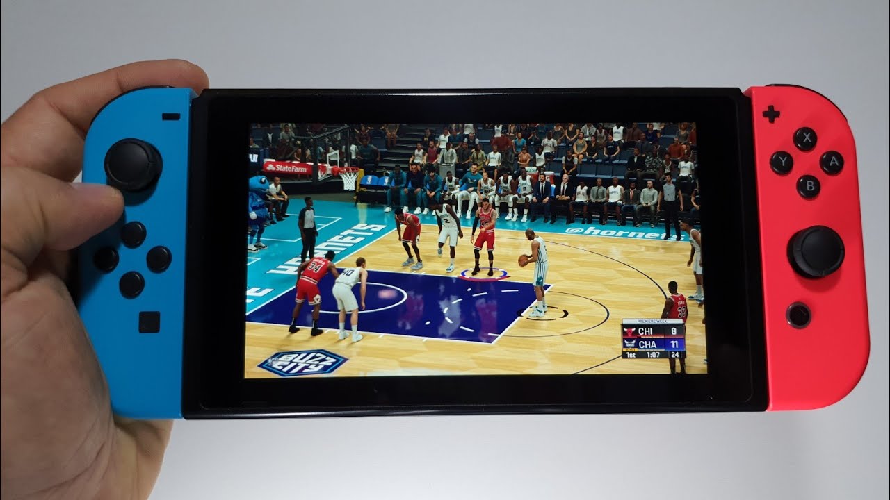 NBA 2K20 Nintendo Switch handheld gameplay