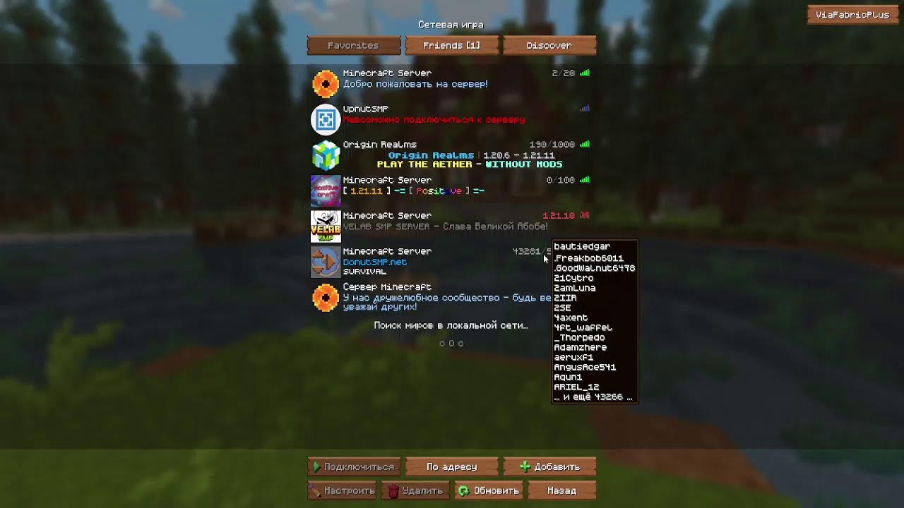 игра на сервере anarchy.peniscraft.pro с друзьями