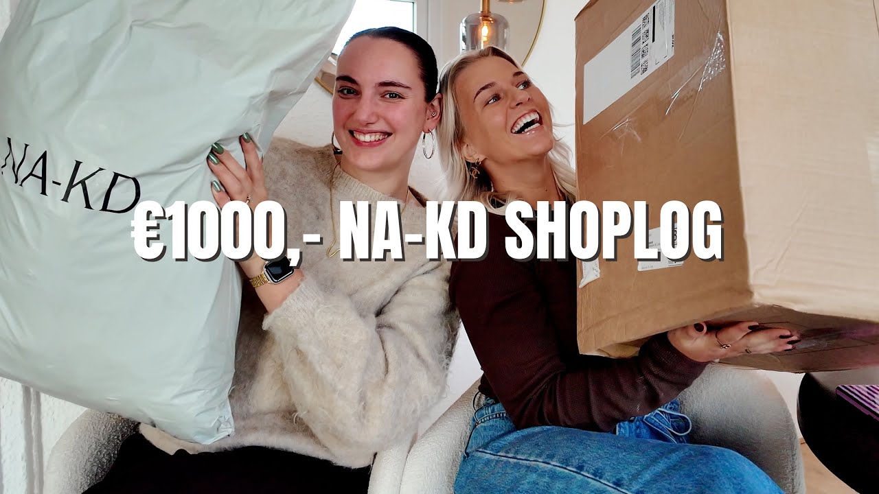 MEGA NA-KD HAUL MET LUNA!🩷👯‍♀️TRY ON BEELDEN! €1000,-💰