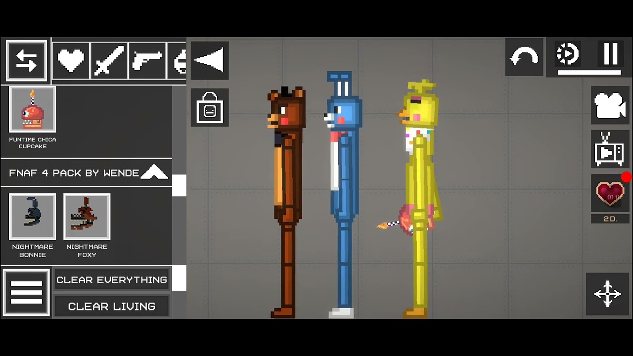 Jugando five nights at freddy's 2 