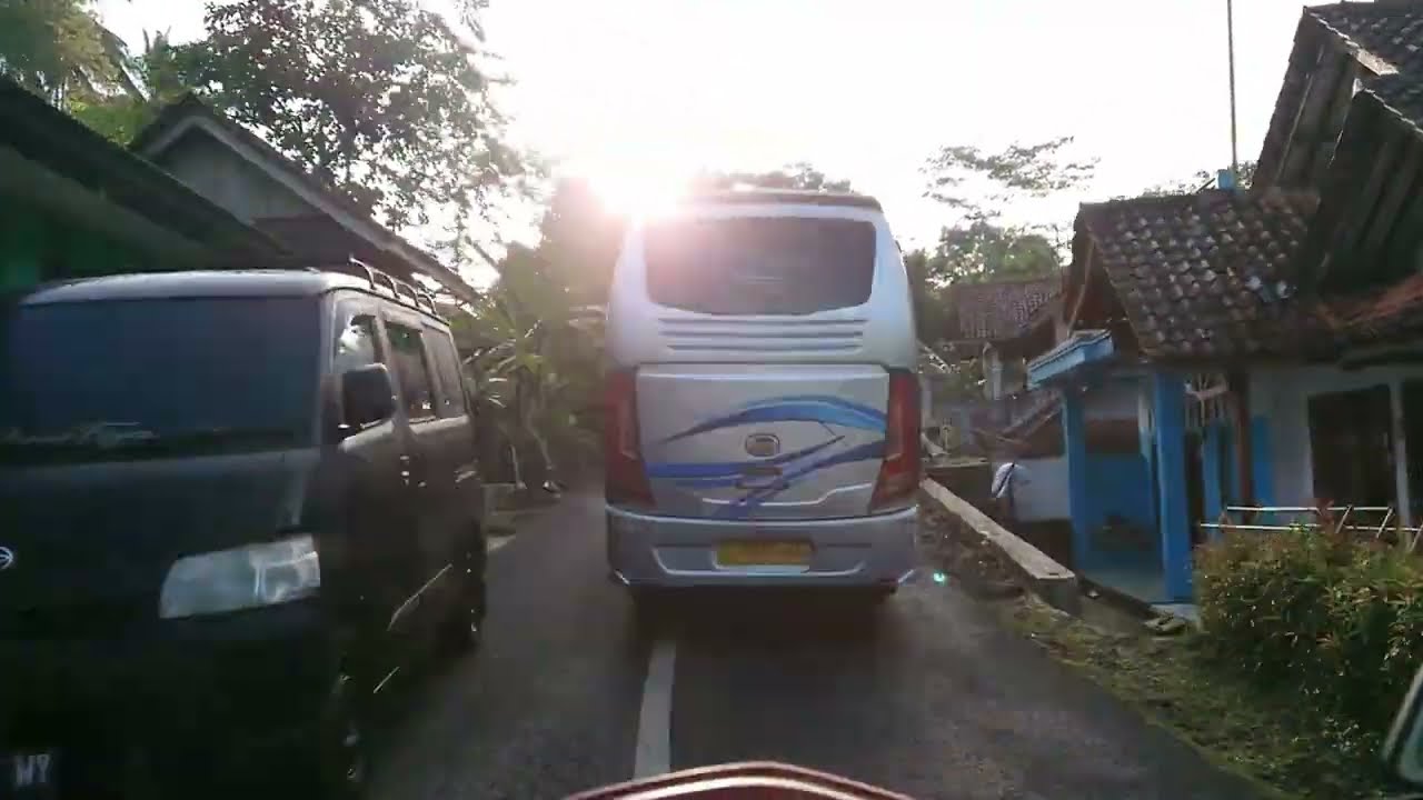 suasana jalur pedesaan kecamatan cipaku ciamis II cipaku - jalatrang - bangbayang - selamanik