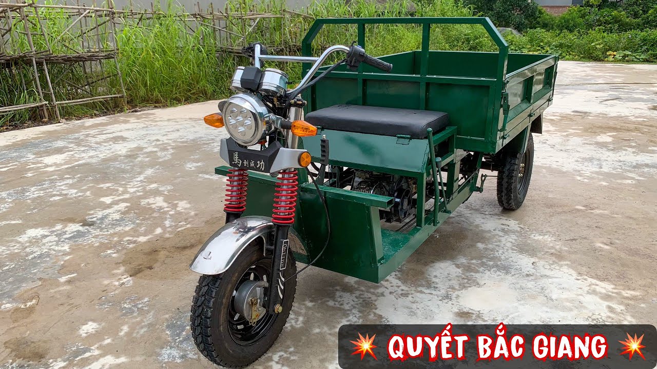 Siêu Phẩm Xe ba bánh có ben 1 tấn || Nhận làm xe ba bánh tự chế nhỏ gọn 0364011683