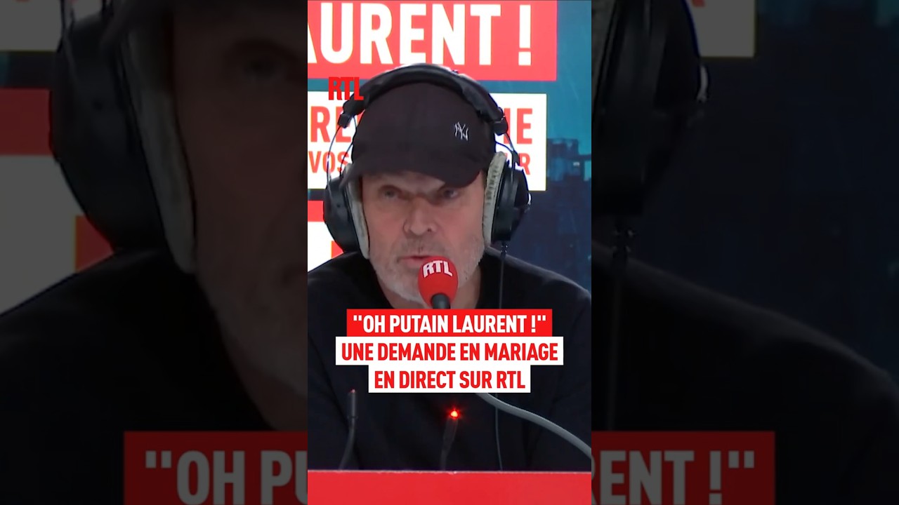 Une demande en mariage en direct sur RTL